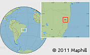 Savanna Style Location Map of Medeiros Neto