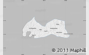Gray Map of Medeiros Neto, single color outside