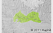 Physical Map of Medeiros Neto, lighten, desaturated