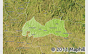 Physical Map of Medeiros Neto, satellite outside