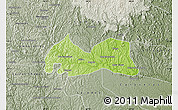Physical Map of Medeiros Neto, semi-desaturated