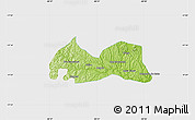 Physical Map of Medeiros Neto, single color outside