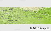Physical Panoramic Map of Medeiros Neto