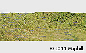 Satellite Panoramic Map of Medeiros Neto