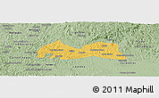 Savanna Style Panoramic Map of Medeiros Neto