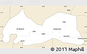 Classic Style Simple Map of Medeiros Neto