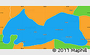 Political Simple Map of Medeiros Neto
