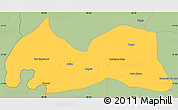 Savanna Style Simple Map of Medeiros Neto