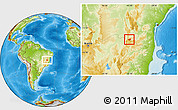 Physical Location Map of Mortugaba