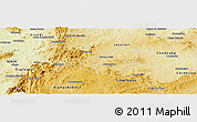 Physical Panoramic Map of Mortugaba