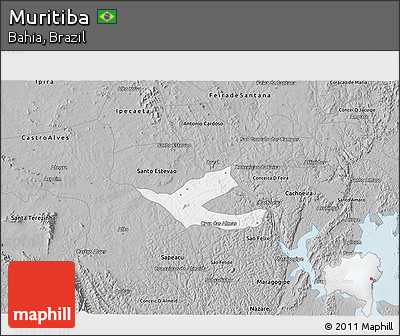 Gray 3D Map of Muritiba