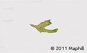 Satellite 3D Map of Muritiba, cropped outside