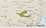 Satellite 3D Map of Muritiba, shaded relief outside