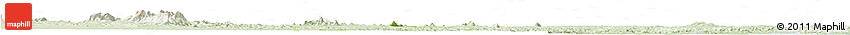 Physical Horizon Map of Muritiba, lighten