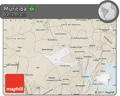 Classic Style Map of Muritiba