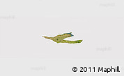 Satellite Panoramic Map of Muritiba, cropped outside