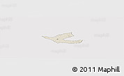 Shaded Relief Panoramic Map of Muritiba, cropped outside