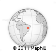 Outline Map of Oliveria Dos B.