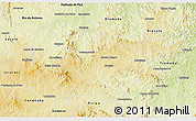 Physical 3D Map of P. Janio Quadros