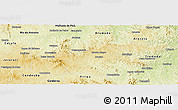 Physical Panoramic Map of P. Janio Quadros