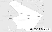 Silver Style Simple Map of P. Janio Quadros