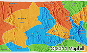 Political 3D Map of Paramirim