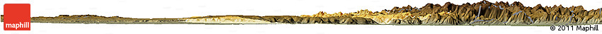 Physical Horizon Map of Paramirim, darken