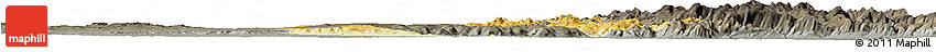 Physical Horizon Map of Paramirim, darken, semi-desaturated