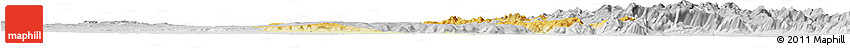 Physical Horizon Map of Paramirim, lighten, desaturated