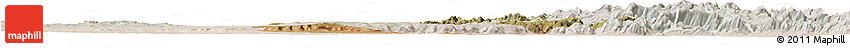 Satellite Horizon Map of Paramirim, lighten