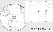 Blank Location Map of Paramirim
