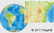 Physical Location Map of Paramirim