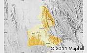 Physical Map of Paramirim, lighten, desaturated