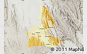 Physical Map of Paramirim, lighten, semi-desaturated