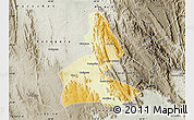 Physical Map of Paramirim, semi-desaturated