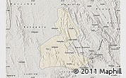 Shaded Relief Map of Paramirim, semi-desaturated