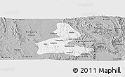 Gray Panoramic Map of Paramirim