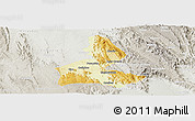 Physical Panoramic Map of Paramirim, lighten, semi-desaturated