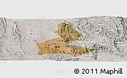 Satellite Panoramic Map of Paramirim, lighten, semi-desaturated
