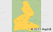 Savanna Style Simple Map of Paramirim