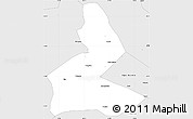 Silver Style Simple Map of Paramirim