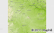 Physical Map of Pedro Alexandre
