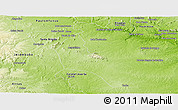 Physical Panoramic Map of Pedro Alexandre