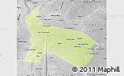 Physical Map of Pilao Arcado, desaturated