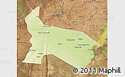 Physical Map of Pilao Arcado, satellite outside