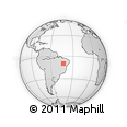 Outline Map of Pilao Arcado