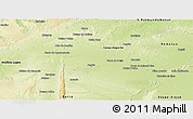 Physical Panoramic Map of Pilao Arcado