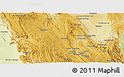 Physical Panoramic Map of Seabra