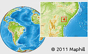Physical Location Map of Tucano
