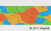 Political Panoramic Map of Tucano